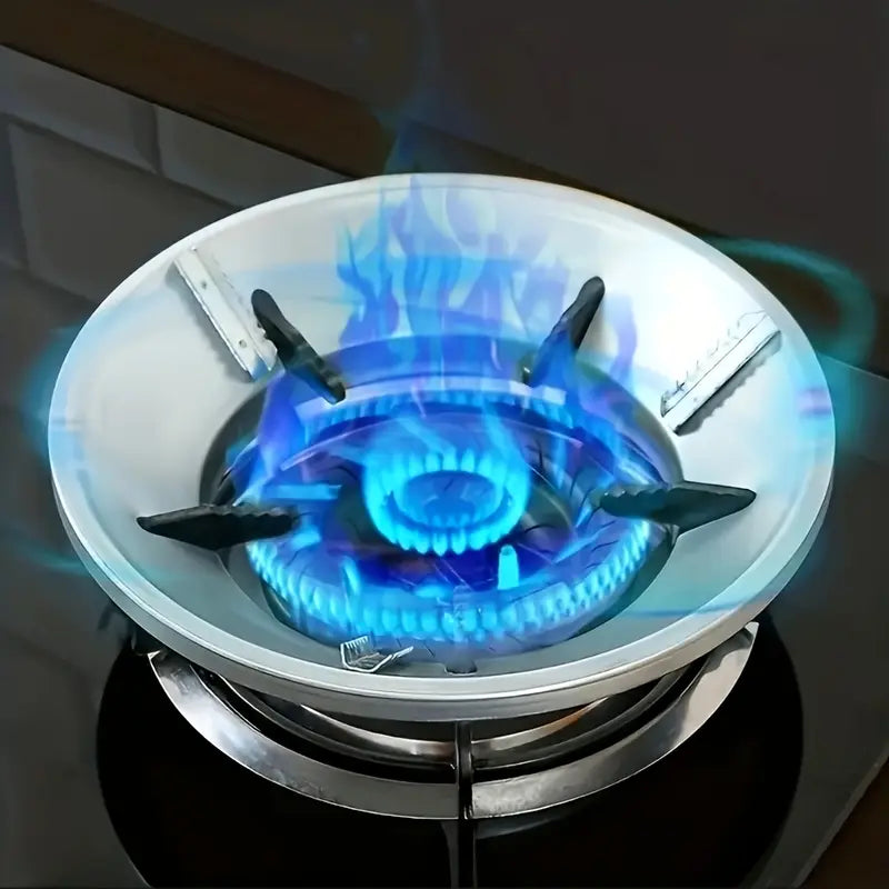 Stainless Steel Gas Stove Saver Windproof Cover Burner Stand