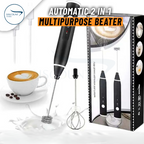 2 in 1 Rechargeable Electric Coffee Beater & Frother
