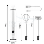 2 in 1 Rechargeable Electric Coffee Beater & Frother