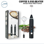 2 in 1 Rechargeable Electric Coffee Beater & Frother