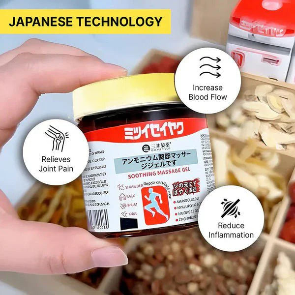 Japanese Formula Soothing Massage Gel for Joint & Muscle Pain Relief